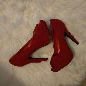 Charlotte Russe, Size 8, Red Heels
